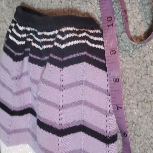 Chevron purple black 3/4 sleeved top apt 9 xl - Picture 5 of 8